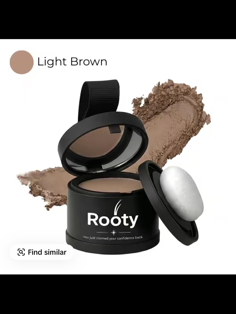 Rooty 2.0 Hair Powder - Quick Mess-Free Application, Sweat & Water Resistant